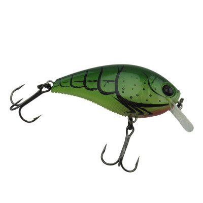 Yo-Zuri 3DB Crank 1.5 Squarebill Lure ? Blk/Chartreuse - TackleDirect