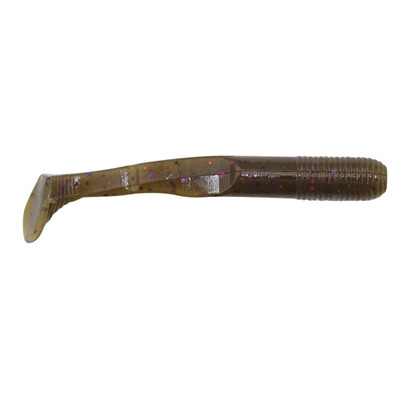 Yamamoto Baits Swim Senko Soft Bait Green Pumpkin with Purple and Small Copper Flake