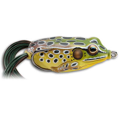 LiveTarget Hollow Body Frog Yellow / Black