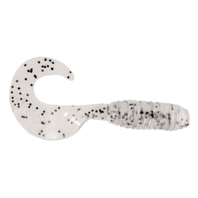 Kalin's Lunker Grub Soft Bait Clear Salt Pepper