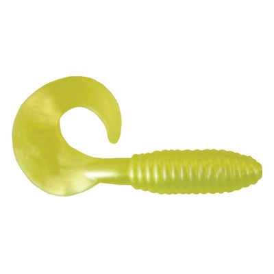 Kalin's Lunker Grub Soft Bait Chartreuse Pearl