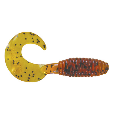 Kalin's Lunker Grub Soft Bait Pumpkin Salt Pepper