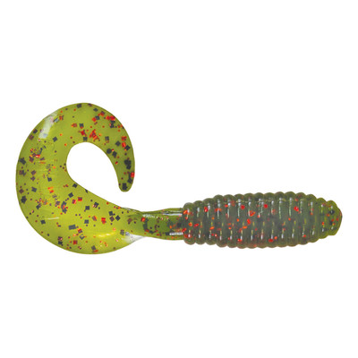 Kalin's Lunker Grub Soft Bait Watermelon Seed Red Flake
