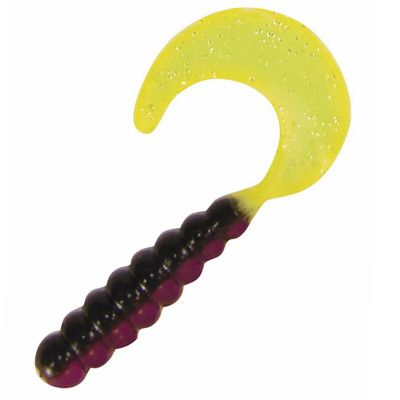 Kalin's Triple Threat Grub Soft Bait Purple Rain