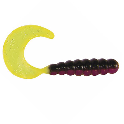 Kalin's Triple Threat Grub Soft Bait Purple Rain