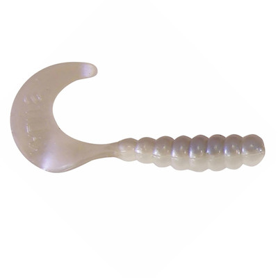 Kalin's Triple Threat Grub Soft Bait Albino Shad