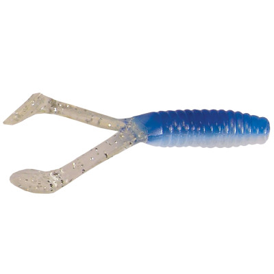 Kalin's Triple Threat Crappie Scrub Soft Bait Blue Silver