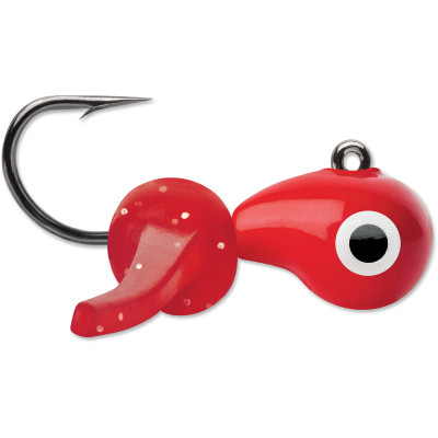 VMC Tungsten Mustache Jig Glow Red