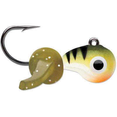 VMC Tungsten Mustache Jig Glow Yellow Perch