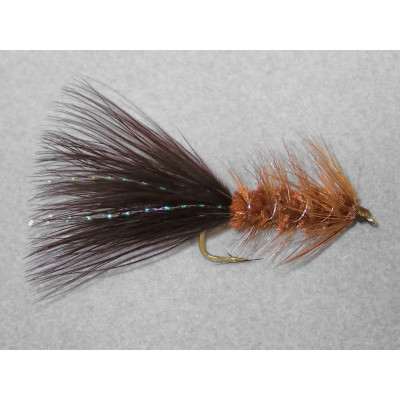 Wooly Bugger Streamer Fly by Perfect Hatch Brown
