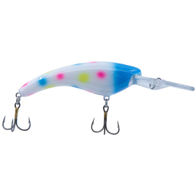 Reef Runner Ripshad 44 Mag Crankbait Glow Blue Wonderbread