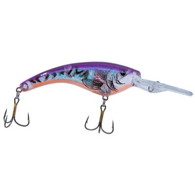 Reef Runner Ripshad 44 Mag Crankbait Bare Naked Purple Perch