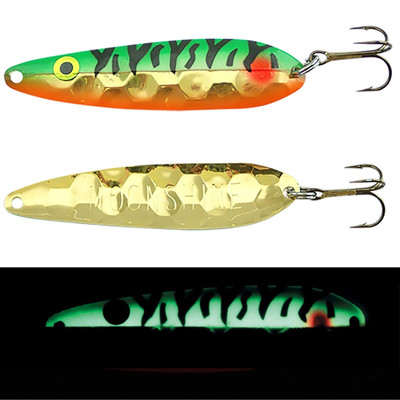 Moonshine Lures Half Moon Walleye Spoon Wild Perch - Gold