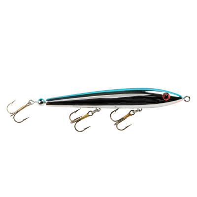 Cotton Cordell Tail Weighted Boy Howdy Lure Chrome-Blue Back