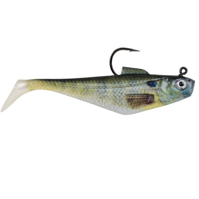 Berkley PowerBait Pre-Rigged Swim Shad Fishing Bait, HD Rainbow Trout, 3in  | 8cm, Irresistible Scent & Flavor, Realistic Profile, Ready-to-Fish, Ideal