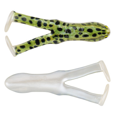 Berkley PowerBait Beat'n Paddle Frog Topwater Bait HD Natural Leopard