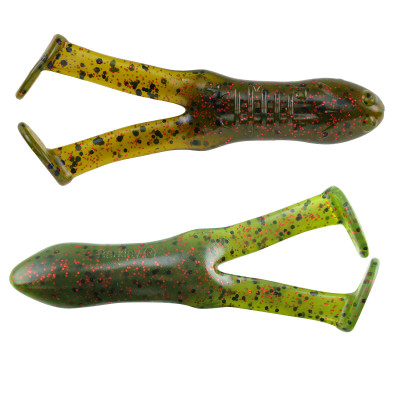 Berkley PowerBait Beat'n Paddle Frog Topwater Bait Watermelon Red Fleck