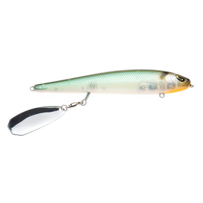 Freedom Tackle Mischief Minnow  Bladed Topwater Bait Green Herring