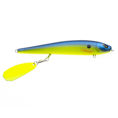 Freedom Tackle Mischief Minnow  Bladed Topwater Bait Blue Bandit
