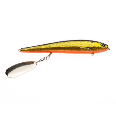 Freedom Tackle Mischief Minnow  Bladed Topwater Bait Golden Shiner