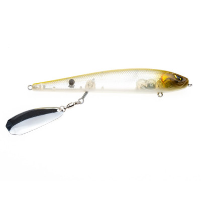 Freedom Tackle Mischief Minnow Bladed Topwater Bait Ghost Chartreuse
