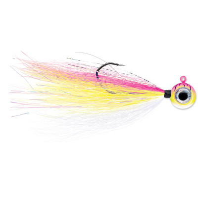 VMC Moon Tail Jig Pink Fire UV