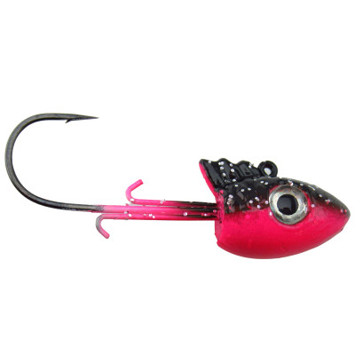 Big Bite Baits Tru-X Wally Jig Heads | Black Chartreuse; 3/4 oz. | FishUSA