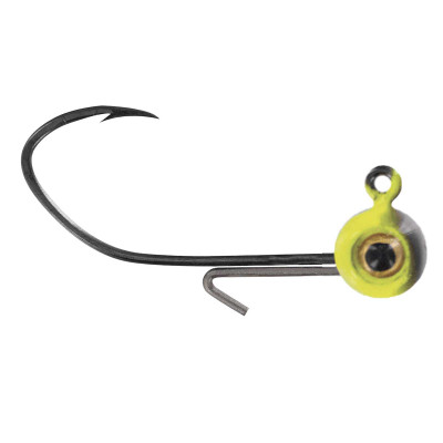 Big Bite Baits BBJ Elite Jig Heads Black Chartreuse