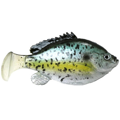 FishLab Bio-Gill Soft Weedless Swimbait Black Crappie