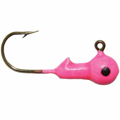 Big Bite Baits BBJ Jig Heads Pink Black Eye