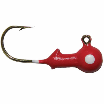 Big Bite Baits BBJ Jig Heads Red White Eye