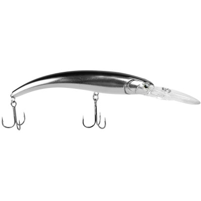 FishLab Bio-Minnow Wobbler Deep Diver Black Silver