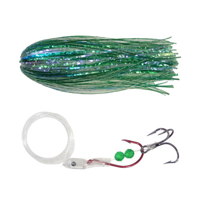 A-TOM-MIK Tournament Series Trolling Fly Aqua Trans