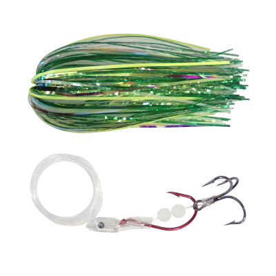 A-TOM-MIK Tournament Series Trolling Fly Green Hammer Glow