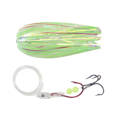 A-TOM-MIK Tournament Series Trolling Fly UV Green Glow Fly