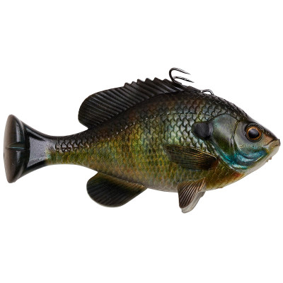 Savage Gear 3D Pulse Tail Line-Thru Bluegill Swimbait Bluegill