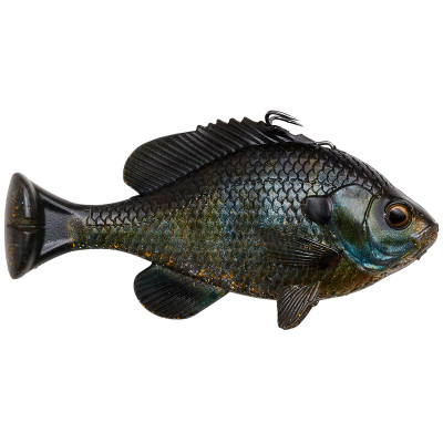 Savage Gear 3D Pulse Tail Line-Thru Bluegill Swimbait Ghost Gill