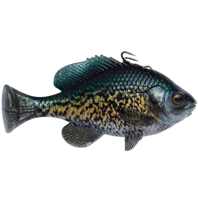 Savage Gear 3D Pulse Tail Line-Thru Bluegill Swimbait Crappie