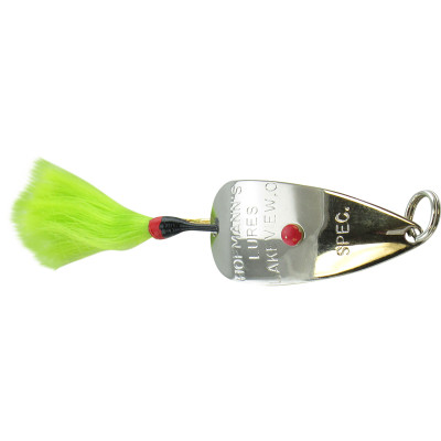 Hofmann's Lures Spinning Specialist Spoon Nickel Chartreuse