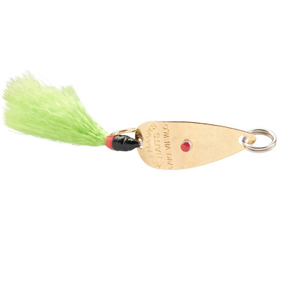 Hoffmans Lures Frizz Chartreuse White Tail