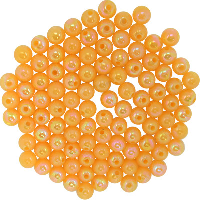 10mm 100 Ct Round CHARTREUSE YELLOW Beads USA Fishing Tackle Free Shipping