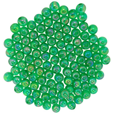 Dutch Fork Premium Beads Transparent Pearl Green