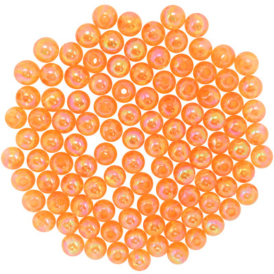 Dutch Fork Premium Beads Transparent Pearl Orange