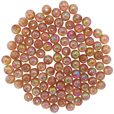 Dutch Fork Premium Beads Transparent Pearl Root Beer