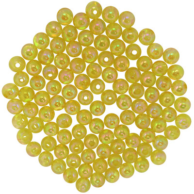 Dutch Fork Premium Beads Transparent Pearl Yellow