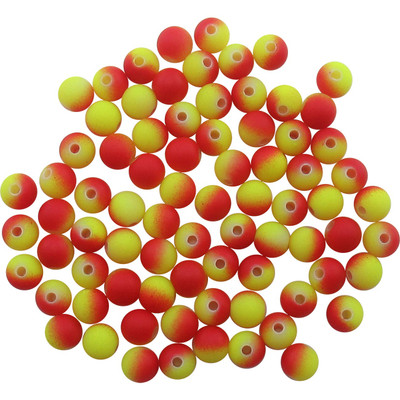 Dutch Fork Premium Beads Neon Chartreuse-Red