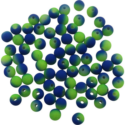 Dutch Fork Premium Beads Neon Chartreuse-Blue