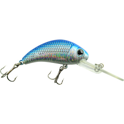 Walleye Nation Creations Boogie Shad Crankbait Blue Shiner