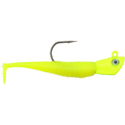 Dynamic Lures Micro Attack Soft Swim Jig Chartreuse