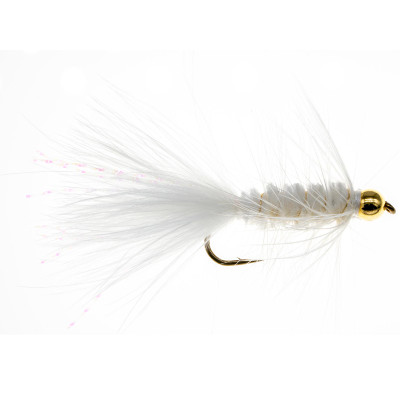 Bead Head Woolly Bugger Streamer - 2 Pack White